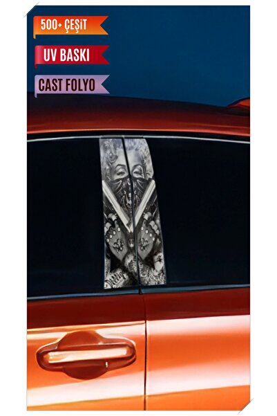 YENİ CREATİVE Araç Kapı Direk Kaplama Folyosu Marilyn Monroe Desenli (Sağ Sol...