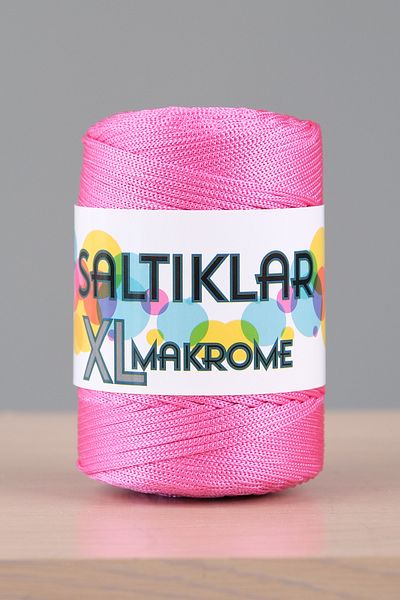 SALTIKLAR XL Macrame 200Gram 4mm - Premium Polyester Macrame Floss 4mm Pink-1538