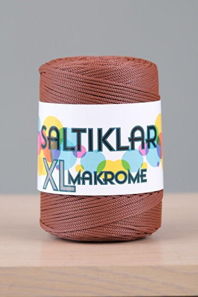 SALTIKLAR Xl Makrome 200gram 4mm - Premium Polyester Makrome Ipi 4mm Taba-2060