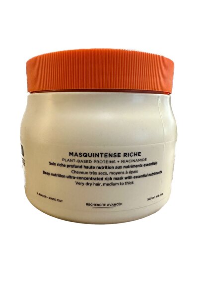 Kerastase Nutritive Masquintense Riche Derin Besleme Sağlayan Yoğun Saç Maskesi 500 ml