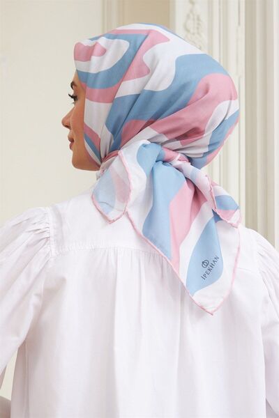 İpekhan Βαμβακερό κασκόλ - Twist Pattern - Ihe1100-07