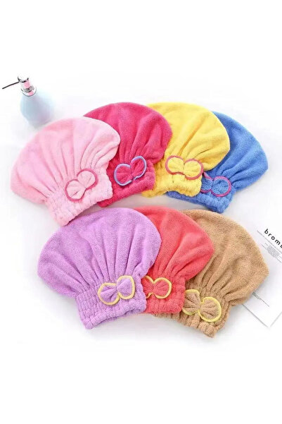 Genel Markalar Saç Kurutma Bonesi Kafa Havlusu Duş Bonesi Islak Saç Kurulama Bonesi Mikrofiber Tüm Saçlara Uyumlu