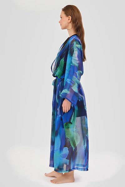 ALFASA Tulle Patterned Chiffon Testicle Pareo