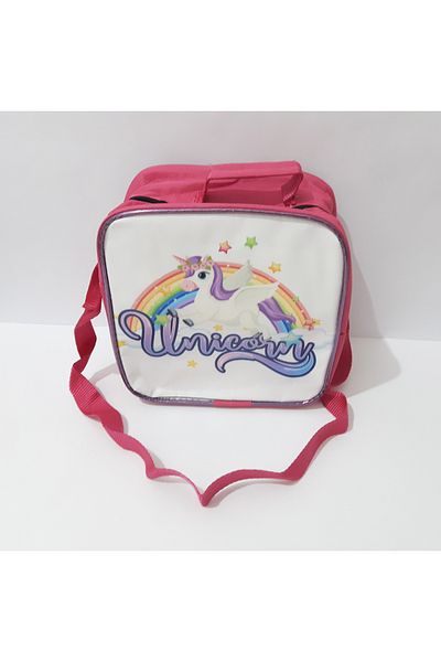 renkli çiçekler Lunch Bag Girl's School Lunch Bag Thermos Bag Food Bag