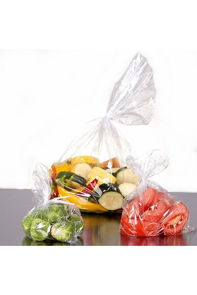 DOKU AMBALAJ Nylon Bag 20x30cm Unity Transparent Sugar Pulses Groceries Bag/cupboard Bag Thick 1kg