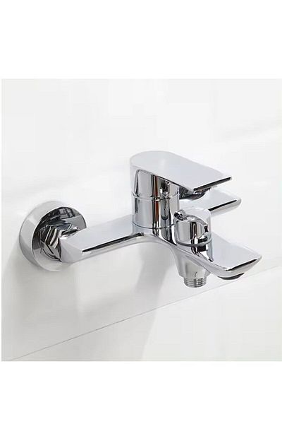 YUEN Modern Design - Bathroom Faucet, Rotary Cartridge Brass, Chrome Plated