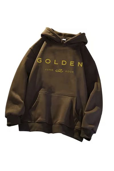 LA GULER Φούτερ με κουκούλα Jungkook Printed Unisex - Φούτερ από βαμβάκι 3 κλωστών, Sardon