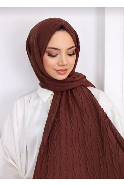 Trablus Bamboo Shawl - Pleated Design