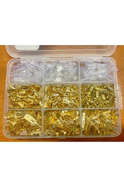 maasco 680 Adet Sarı (dışı + erkek) izolesiz Terminal Seti (6,3-4,8-2,8 mm)