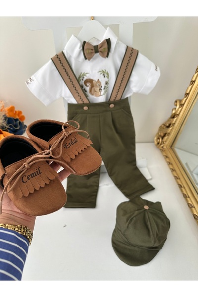 NEHİRBABY Salopettakımnakışlı