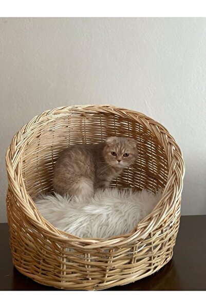 Beyaz Atölyem Kedi Köpek Sepeti Büyük Boy