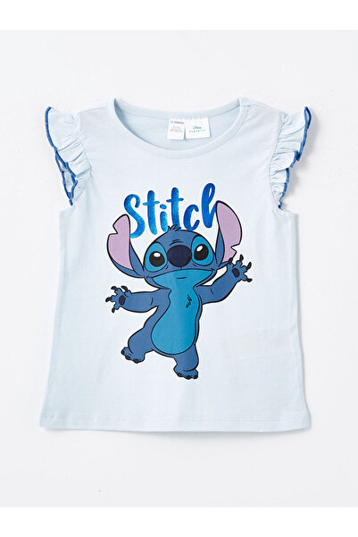 LC Waikiki Tričko s krátkým rukávem s krátkým rukávem s výstřihem pro dívku, sada 2 kusů