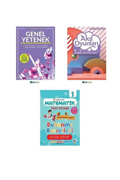Tudem Yayınları Tudem 1 Sınıf Genel Yetenek Akıl Oyunları Ve Matematik Zeka Kitabı