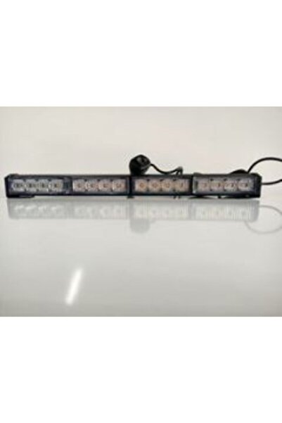 Carub 9-30 Volt Sarı-sarı Çakmaklıklı Led Bar Fonksiyonlu 45 Cm