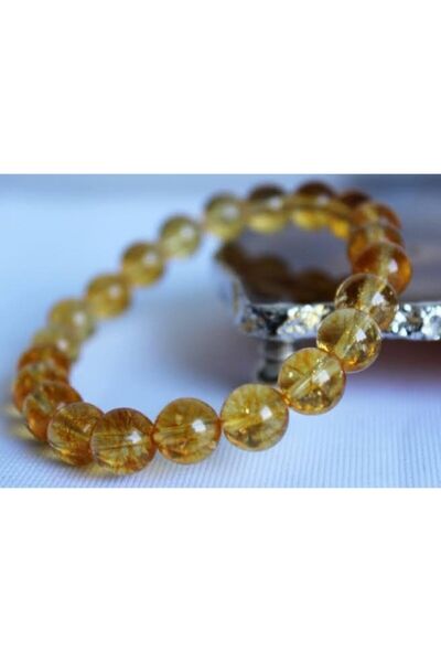 MELODY سوار من حجر السترين الطبيعي 8 ملم (حجر المال)