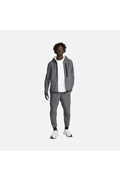 Nike Sportswear Tech Fleece Winter Full-Zip Hoodie gri kapüşonlu Erkek Sweats...