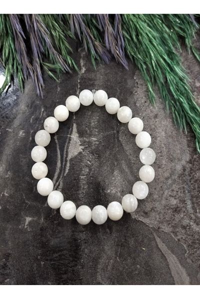 Atlantis 8 Mm Real Moon Stone Natural Stone Bracelet