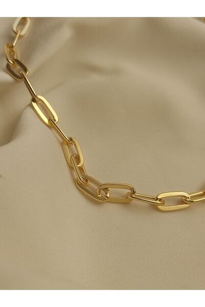 ENDZA Gold Steel Chain Necklace
