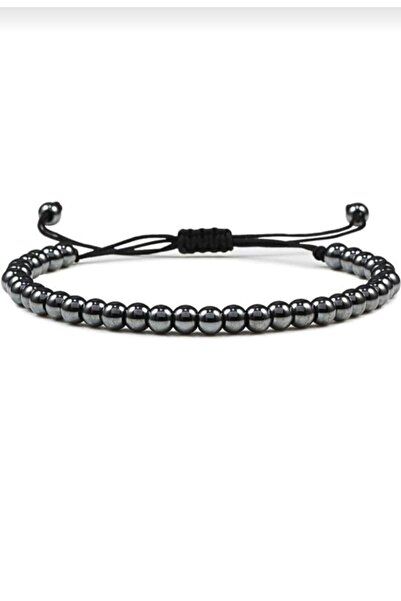 badeaccessories سوار الهيماتيت الطبيعي