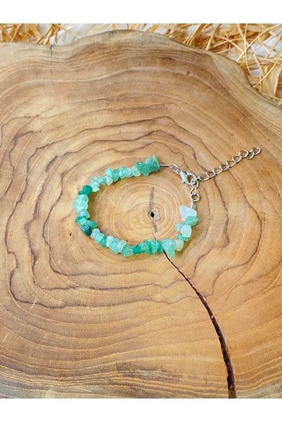 SARRAF DOĞALTAŞ Women's Kırıktaş Aventurine Natural Stone Bracelet
