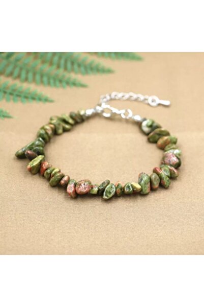 MADAM BERRA Unakite Broken Stone Women's Bracelet