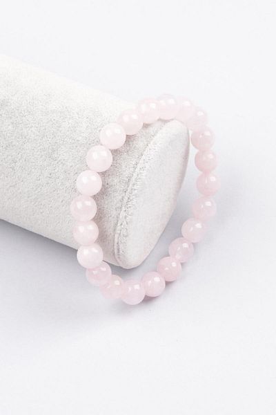 Armis 8 Mm Natural Stone - Pink Quartz Bracelet (Love Stone)