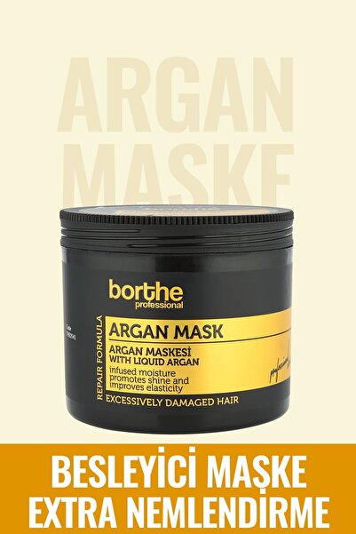 Borthe Argan Saç Maskesi 500 ml