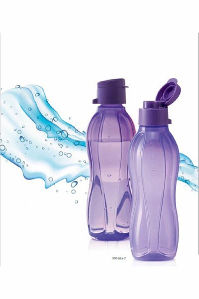 Tupperware Eco Bottle 500 Ml Set of 2 with Snap Cap