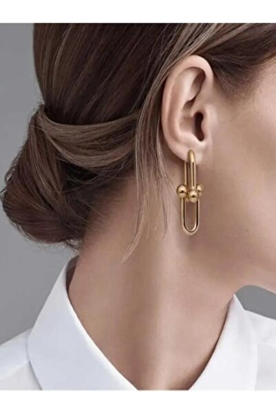 BULUT Altın Kaplama Tifany Küpe