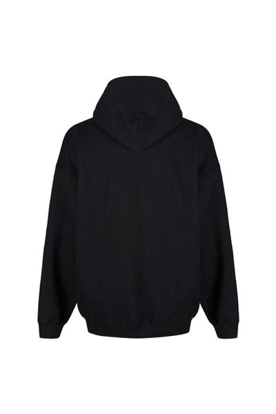 LEVRA Black Unisex Seasonal Hooded Sweatshirt