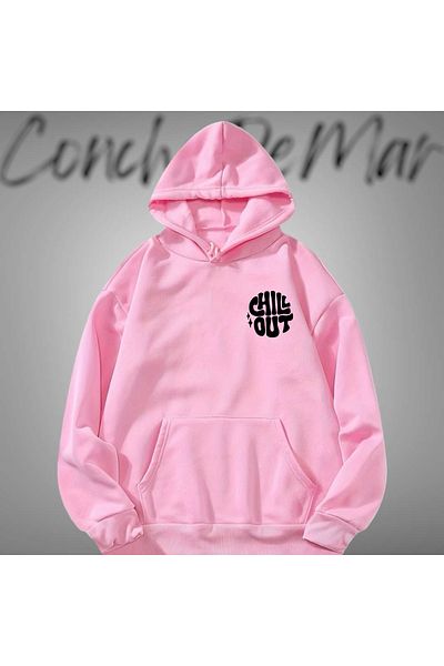 Vordevia Φούτερ Chill Out Oversize με λεπτομέρεια εκτύπωσης