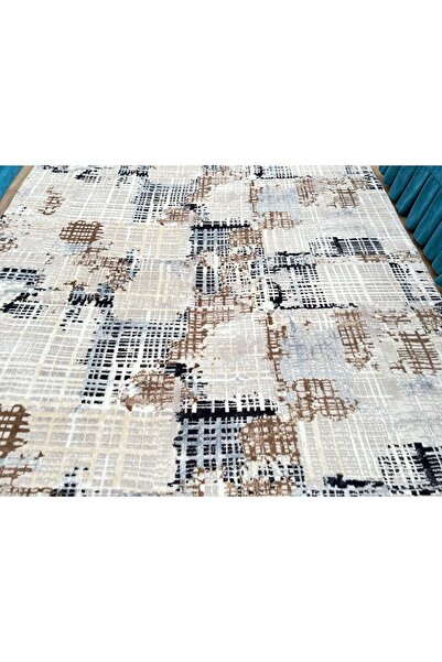 Armada Metre Kesim Halı Örtüsü Lacivert Çizgi Desen.