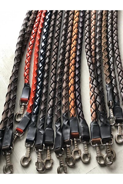 Ekonar pet Ekonar Büyük Kampanya Deri Örgü Deri Köpek Gezdirme Ipi - Sevk Kayışı - Gezdirme Tasması