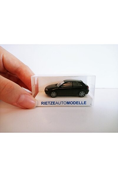 Rietze 1/87 Ho Audi A3 Siyah / Minyatür Plastik Model