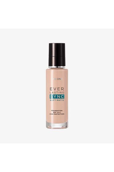 Oriflame كريم أساس The One Everlasting Sync Soft يدوم 12 ساعة غير لامع - رائع