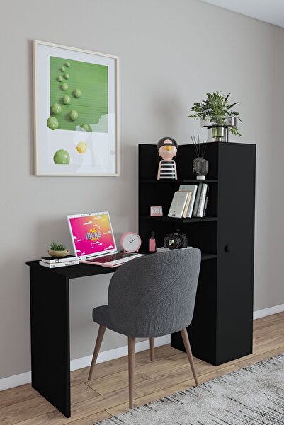 dekoronya Luna Dolaplı Sağa ve Sola Kurulabilir Çalışma Masası