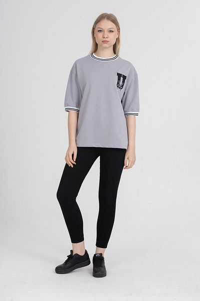 İLKCET MODA Μπλουζάκι USA Oversize Unisex