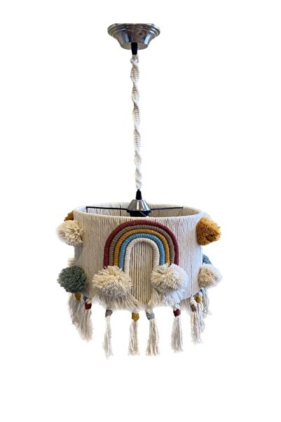 EviminDekoru Makrome Püsküllü Çocuk Odası Avize