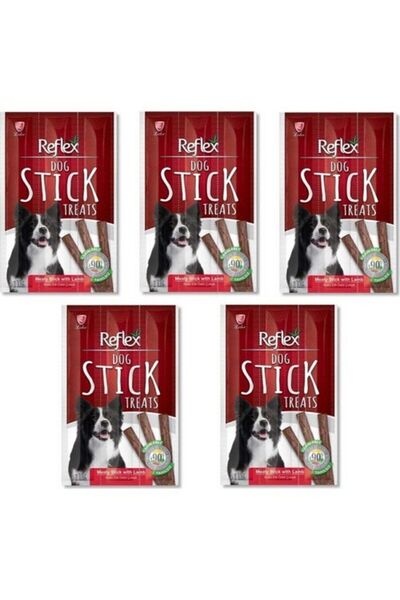Reflex Stick Kuzu Etli Köpek Ödül Maması 3 X 11 G (5 Paket)