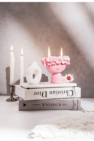 LALEZEN HOME DİDAR KOKULU BÜYÜK BOY MUMLU ÇİFT FİTİLLİ DEKORATİF MUM