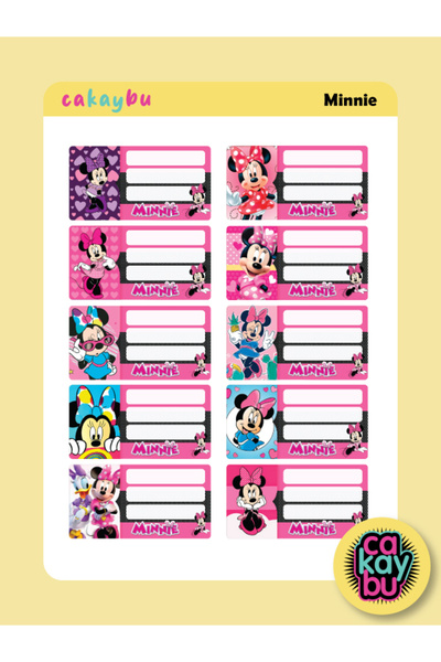 cakaybu Autocolant pentru etichete pentru caietul școlar
