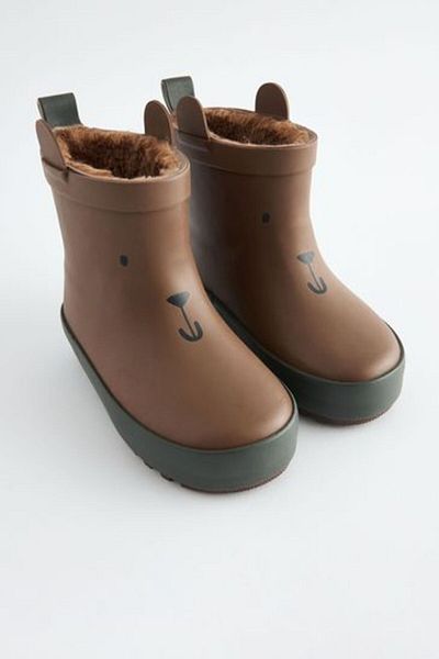 Next Baby Cizme de ploaie impermeabile cu model de urs maro