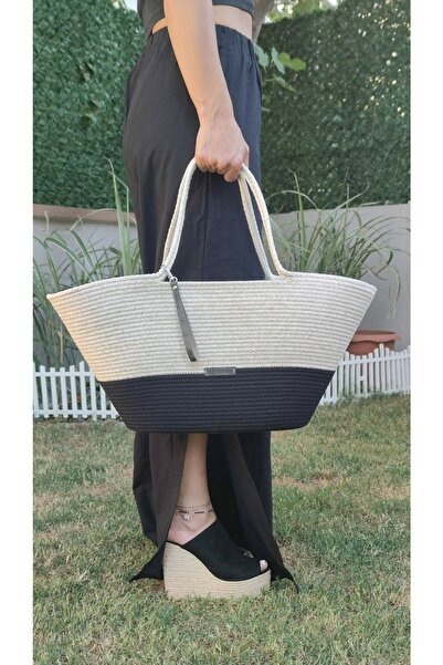 ELSE DESIGNE حقيبة مصنوعة يدوياً، حقيبة الشاطئ، حقيبة كبيرة