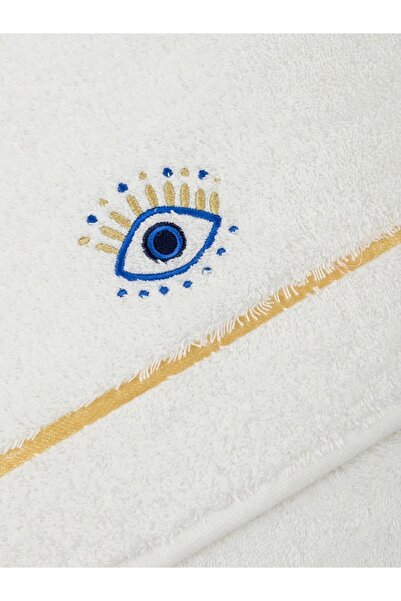 LC Waikiki Бавовняний вишитий рушник для обличчя LCW HOME 50x80 см