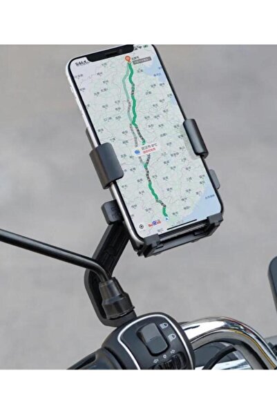 Genel Markalar Ayna Bağlantılı Motosiklet Telefon Tutacağı