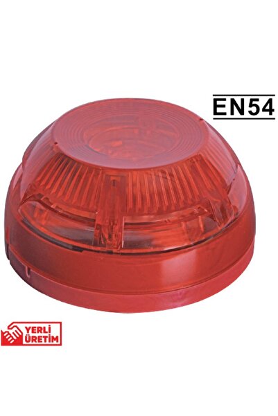 TEKNİMM Teknim (tfs-3192r) Konvansiyonel Yangın Alarm Sireni (flaşörlü Ve Sir...