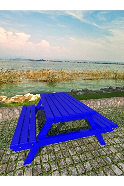 EKOPARK AHŞAP RENKLİ 6 KİŞİLİK PİKNİK MASASI