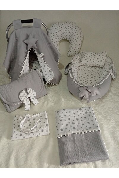 Wenaris Puset örtüsü puset minderi puset çarşafı emzirme yastığı babynest bat...