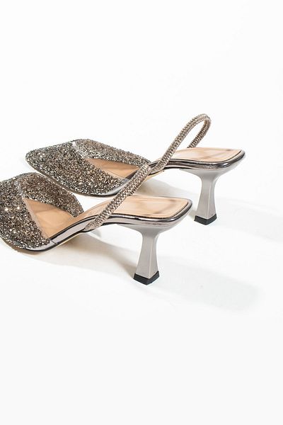 DUXAL SHOES London Glass Crumb Detaliu Pantofi cu toc la spate deschis