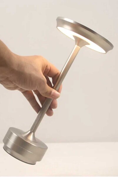 HANGAST Dekoratif Şarjlı Dokunmatik Led Masa Lambası Abajur Ve Gece Lambası G...